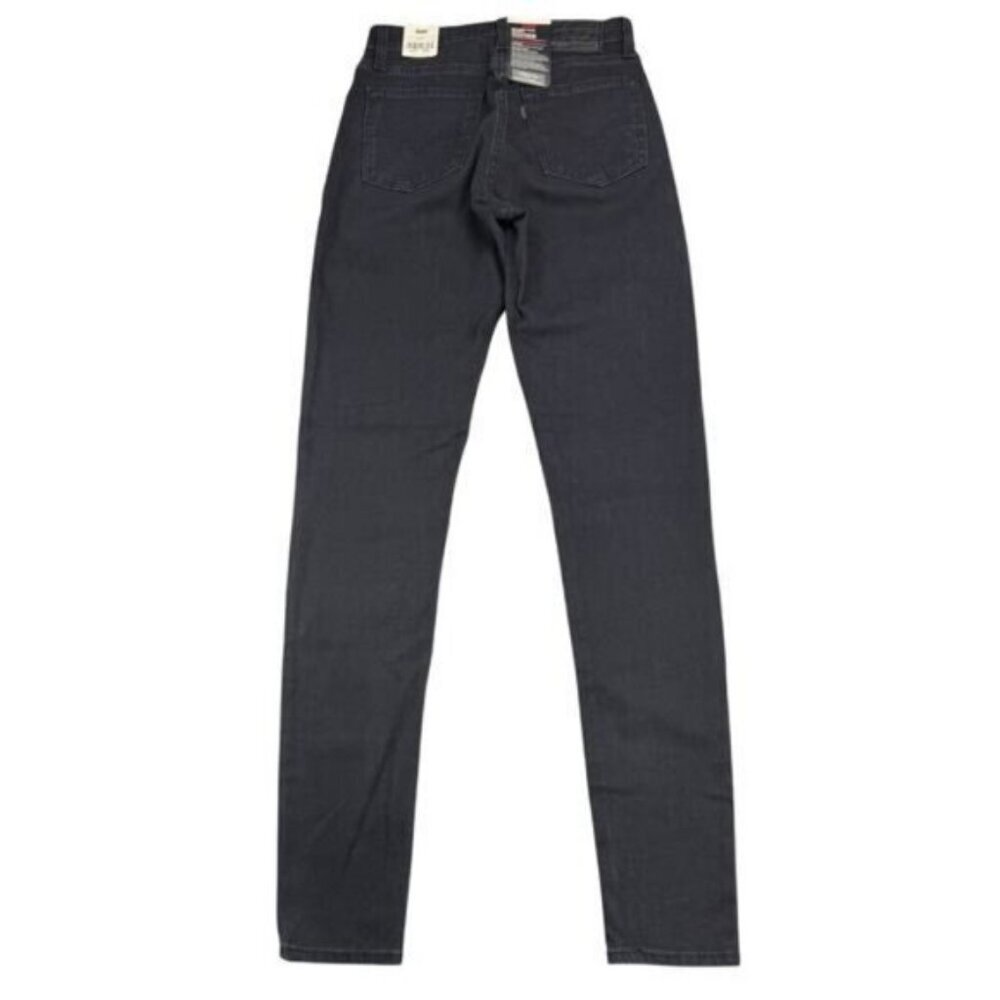 Levi's 721 High Rise Skinny Jean Size 25 Long Shot - Black - Picture 6 of 8